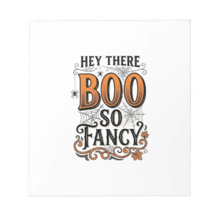 Bloc-note Chemise de Halloween Boo Gravure Vintage Mignonne 
