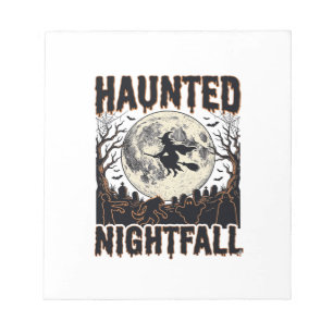 Bloc-note Chemise de nuit hantée Gravure vintage Halloween D