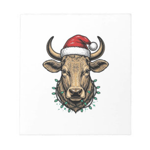Bloc-note Chemise de vacances de chapeau de Père Noël de vac
