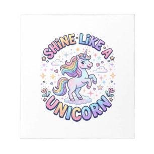 Bloc-note Chemise graphique Licorne Brille Comme une Licorne