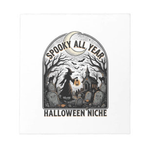 Bloc-note Chemise Halloween tous les jours Design Spooky tou