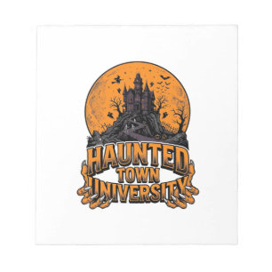 Bloc-note Chemise Halloween Vintage Université de la ville h