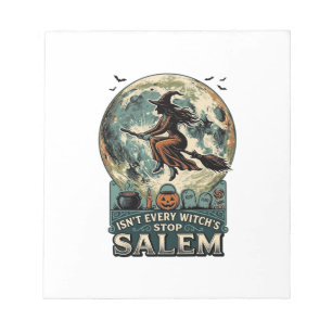Bloc-note Chemise Sorcière de Salem Gravure Vintage Humour É