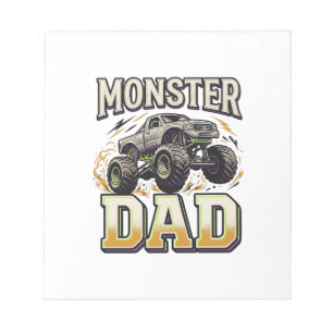 Bloc-note Chemise vectorielle vintage de camion monstre Papa