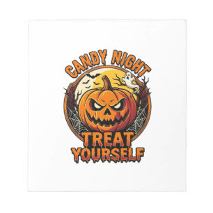 Bloc-note Chemise Vintage Halloween Pumpkin Treat Yourself_1