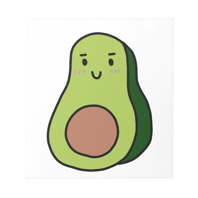 Bloc-note Chemises AVOCADO, accessoires, CUTE ! (Devant)