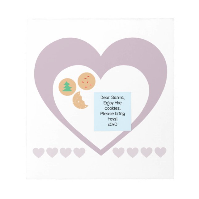 Bloc-note Cher Père Noël - Apportez des jouets (Devant)