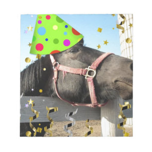 Bloc-note Cheval animal de fête