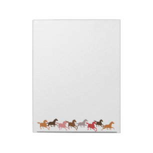 Bloc-note Chevaux sauvages courant