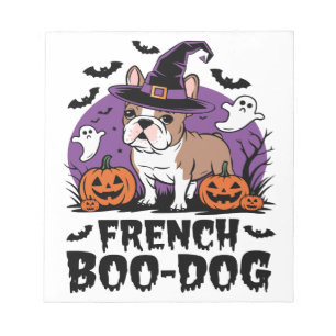Bloc-note Chien Boo français � le chiot le plus effrayant