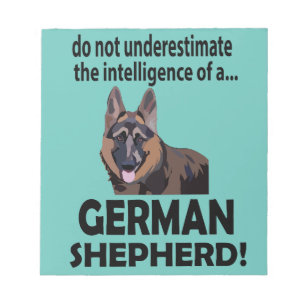 Bloc-note Chien de berger allemand animal de compagnie allem