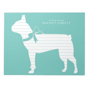 Bloc-note Chien de Boston Terrier Puppy