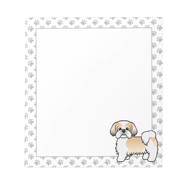 Bloc-note Chien De Dessin De Cartographie Mélange Chien Chii (Devant)