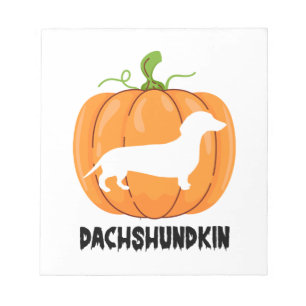 Bloc-note Chien de Halloween teckel