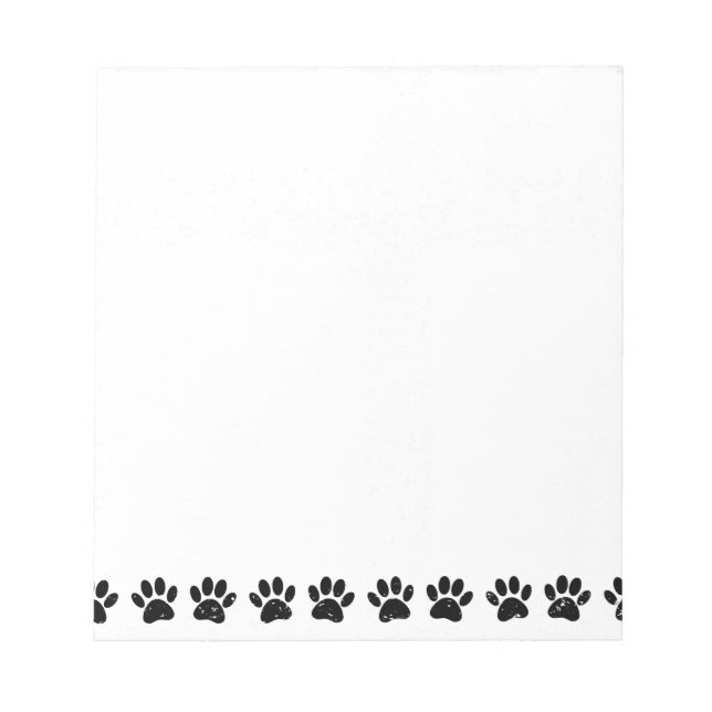 Bloc-note Chien Paw Motif en détresse (Devant)