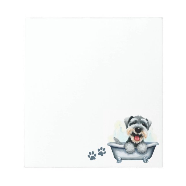 Bloc-note Chien Schnauzer (Devant)