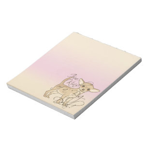 Bloc-note Chihuahua Je suis une sorte de design graphique de