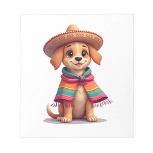 Bloc-note Chihuahua Mexique Cinco de Mayo Chien Drôle (1