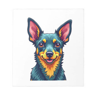 Bloc-note Chihuahua Peinture Abstraite Couleur Chien Mign