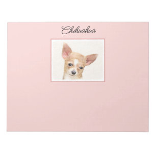 Bloc-note Chihuahua Peinture - Cute Original Chien Art