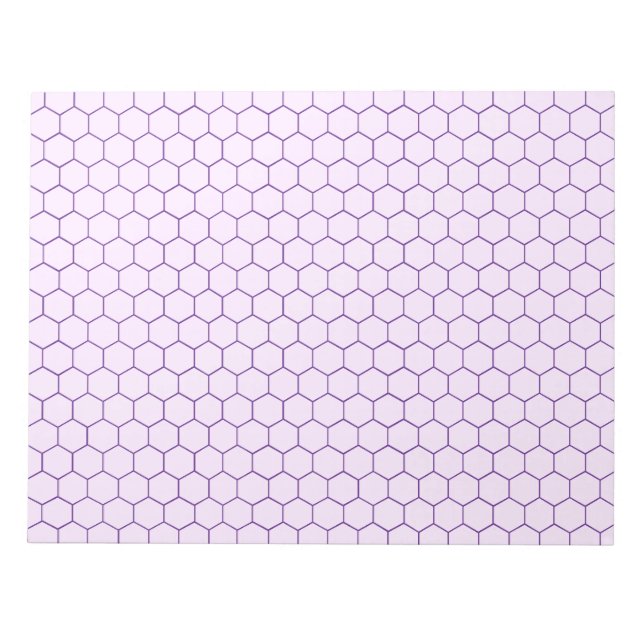 Bloc-note Chimie organique Hexagonal Grand Papier Graphique  (Devant)