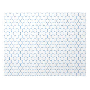 Bloc-note Chimie organique Hexagonal Grand Papier Graphique 