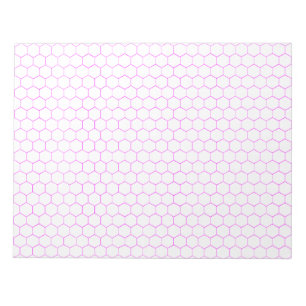 Bloc-note Chimie organique Hexagonal Grand Papier Graphique 