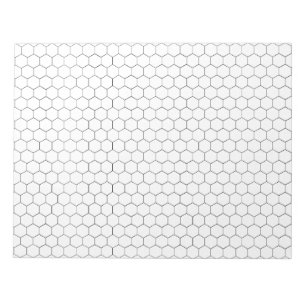 Bloc-note Chimie organique Papier Hexagonal Grand Graphique