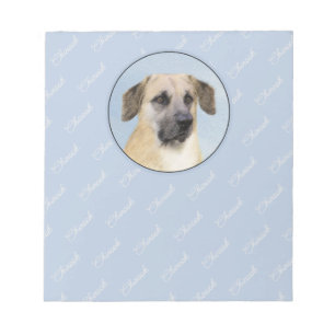 Bloc-note Chinook (Oreilles Laissées) Peinture - Art Chien o
