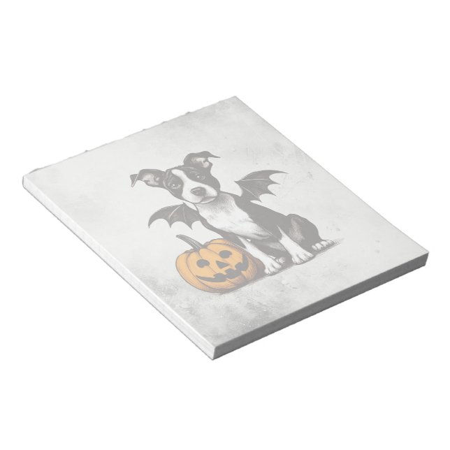 Bloc-note Chiot Halloween (Incliné)