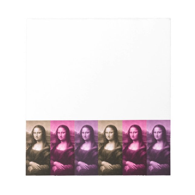 Bloc-note Chocolat rose violet Mona Lisa (Devant)