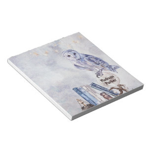 Bloc-note Chouette et livres
