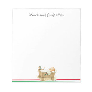 Bloc-note Christmas Baby Jesus Script Ajouter Votre Nom Cade