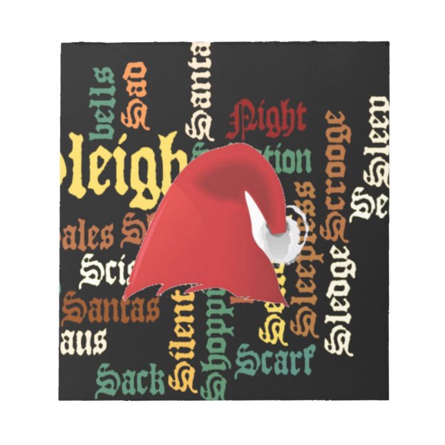 Bloc-note Christmas empoisonne Have a Nice Day & a Better Ni (Devant)