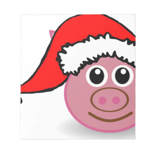 Bloc-note christmas pig