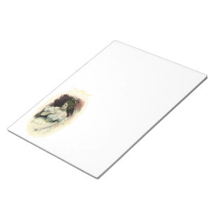 Bloc-note Christy Girl vintage, portrait de mariage antique