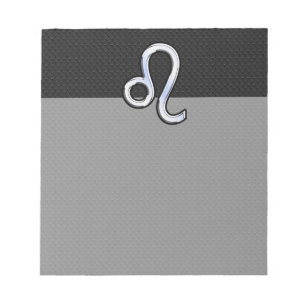 Bloc-note Chrome moderne comme Leo Connexion peau de serpent