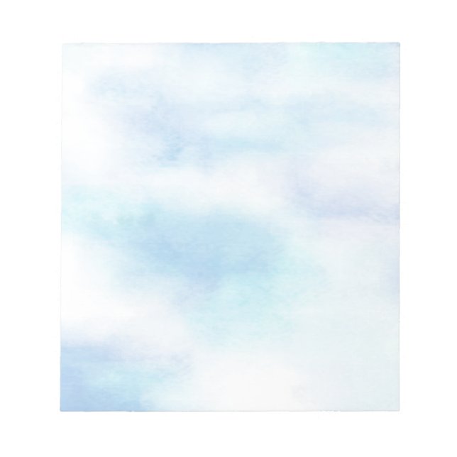 Bloc-note Ciel bleu doux Aqua (Devant)