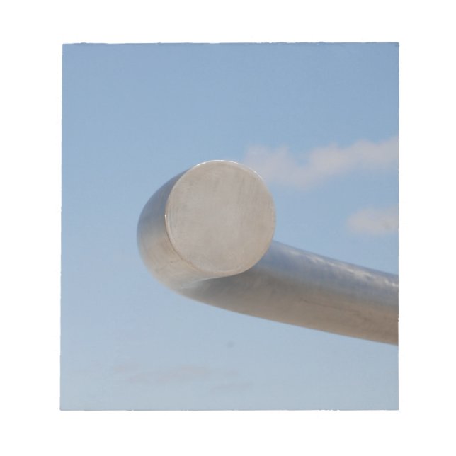 Bloc-note Ciel bleu métallique (Devant)