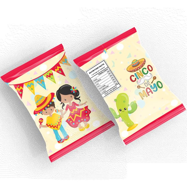 Bloc-note Cinco De Mayo Chip Bag Wrappers Party Faveurs (Créateur téléchargé)