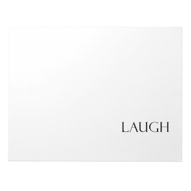 Bloc-note Citations De Rire Citation De Rire Inspirationnell (Devant)