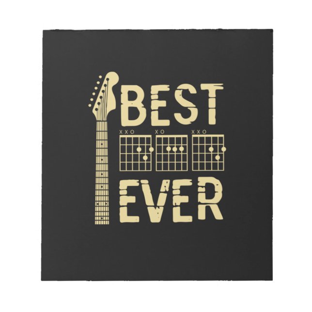 Bloc-note Citations grand-père | Meilleure guitare papa jama (Devant)