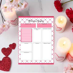 Bloc-note Cités d'enseignement _ Modèle de médicaments