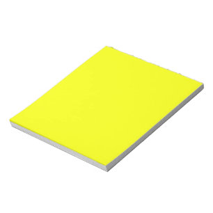 Bloc-note Citron Jaune Arrière - plan Couleur Personnaliser 