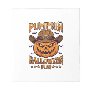 Bloc-note Citrouille Halloween Amusement Lanterne Jack Chape