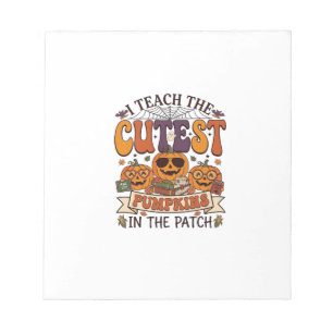Bloc-note Citrouilles les plus mignonnes Halloween Lunettes 
