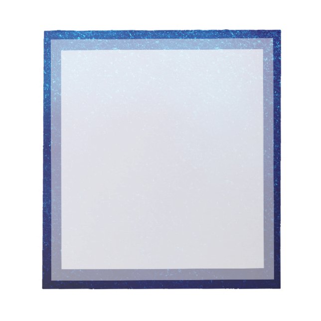 Bloc-note Classic Plain Blue Boarder Cadre photo (Devant)