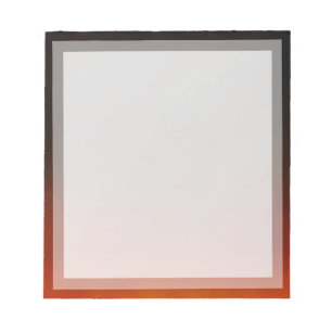 Bloc-note Classic Plain Orange Sunset Boarder Cadre photo