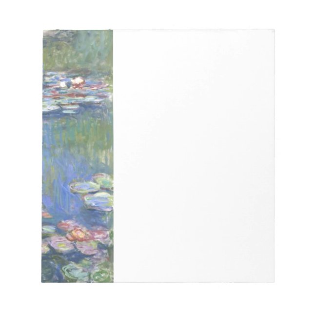 Bloc-note Claude Monet // Nappes d'eau (Devant)