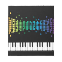 Clavier instrumental piano de musique multicolore